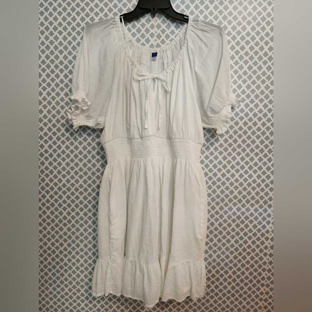 NWT Old Navy Women's Boho White Dress